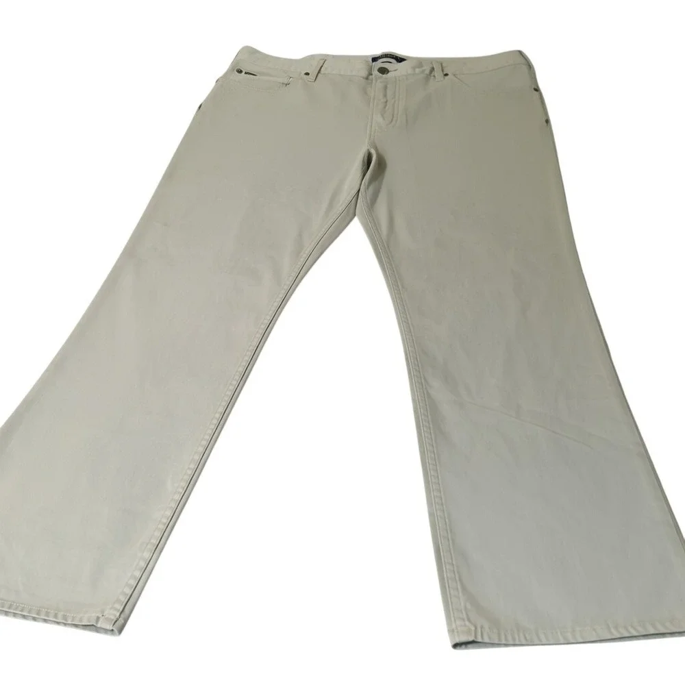 Polo Ralph Lauren Pants Mens 38x28 Beige Khaki Straight Leg‎ 5-Pocket Chinos